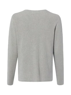Marie Lund Damen Strickpullover in hellgrau
