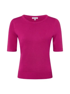 Marie Lund Damen Strickpullover in fuchsia
