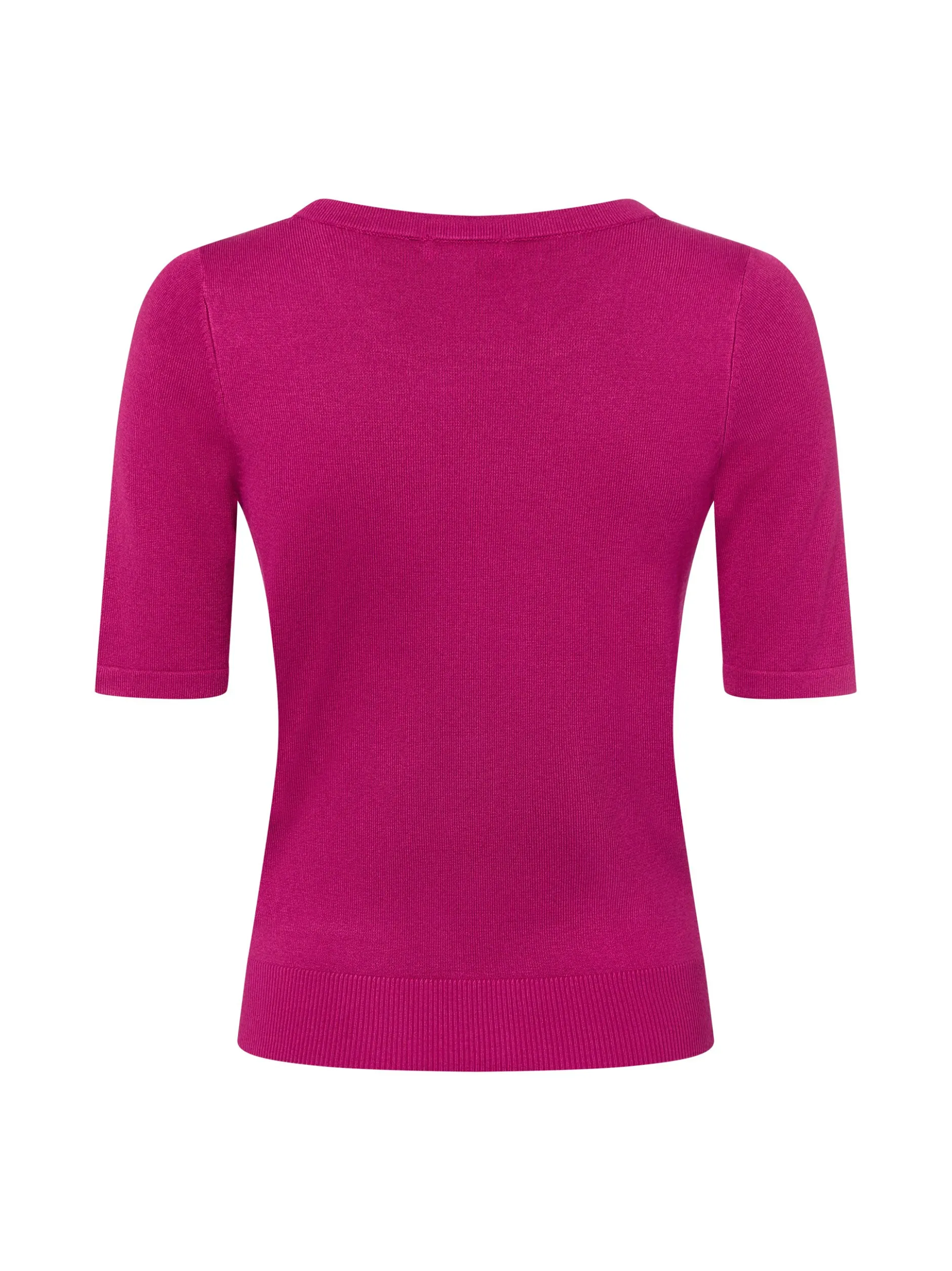Marie Lund Damen Strickpullover in fuchsia