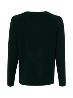 Marie Lund Damen Strickpullover in tanne