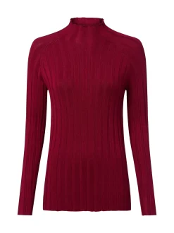 Marie Lund Damen Strickpullover in bordeaux
