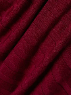 Marie Lund Damen Strickpullover in bordeaux