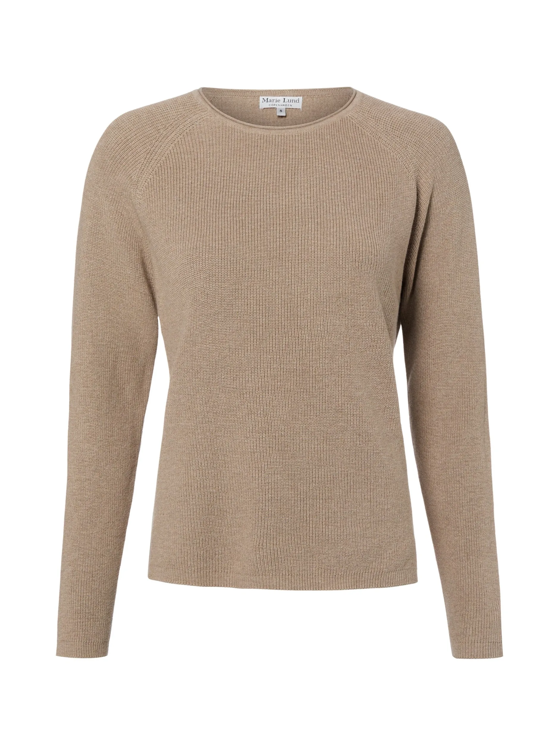 Marie Lund Damen Strickpullover in taupe