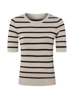 Marie Lund Damen Strickshirt in beige schoko