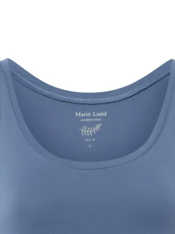 Marie Lund Damen Top in hellblau - Ausschnitt: Rundhals