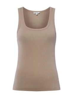 Marie Lund Damen Top in melange - Ausschnitt: Rundhals