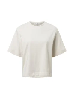 Marie Lund Damen T-Shirt in beige - Ausschnitt: Rundhals