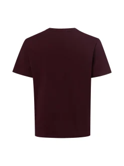 Marie Lund Damen T-Shirt in bordeaux - Ärmel: kurzarm