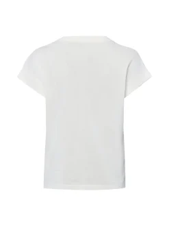 Marie Lund Damen T-Shirt in ecru - Ausschnitt: Rundhals