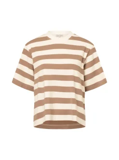 Marie Lund Damen T-Shirt in ecru melange