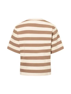 Marie Lund Damen T-Shirt in ecru melange