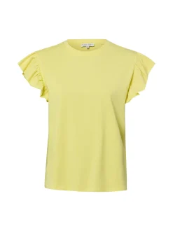 Marie Lund Damen T-Shirt in gelb - Ausschnitt: Rundhals