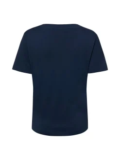 Marie Lund Damen T-Shirt in indigo - Ärmel: kurzarm