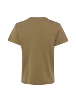 Marie Lund Damen T-Shirt in khaki - Ausschnitt: Rundhals