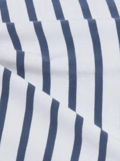 Marie Lund Damen T-Shirt in marine weiß