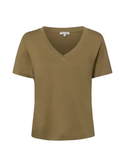 Marie Lund Damen T-Shirt in oliv - Ärmel: kurzarm