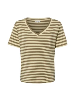 Marie Lund Damen T-Shirt in taupe vanille
