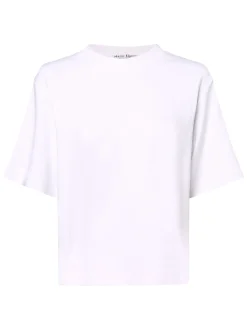 Marie Lund Damen T-Shirt in weiß - Ausschnitt: Rundhals