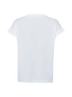 Marie Lund Damen T-Shirt in weiß - Ausschnitt: Rundhals