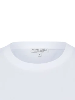 Marie Lund Damen T-Shirt in weiß - Ausschnitt: Rundhals