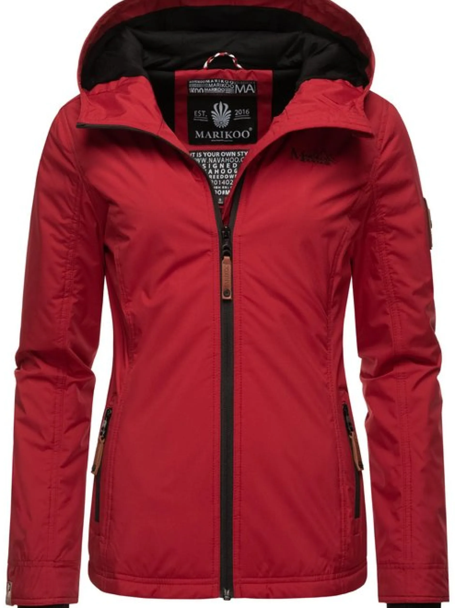 Marikoo Damen Übergangsjacke - Brombeere in rot