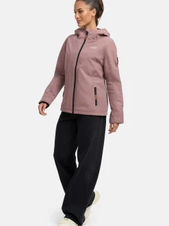 Marikoo Damen Übergangsjacke - Brombeere in altrosa