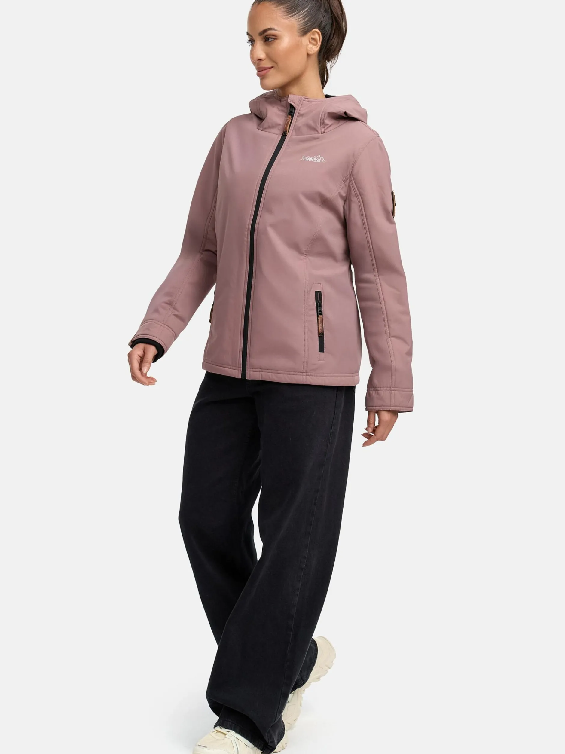 Marikoo Damen Übergangsjacke - Brombeere in altrosa