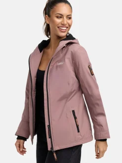 Marikoo Damen Übergangsjacke - Brombeere in altrosa