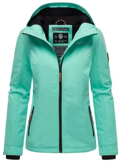 Marikoo Damen Übergangsjacke - Brombeere in aqua