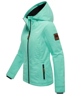 Marikoo Damen Übergangsjacke - Brombeere in aqua