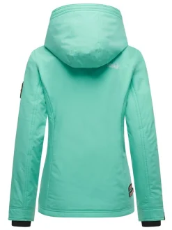 Marikoo Damen Übergangsjacke - Brombeere in aqua