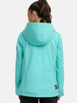 Marikoo Damen Übergangsjacke - Brombeere in aqua