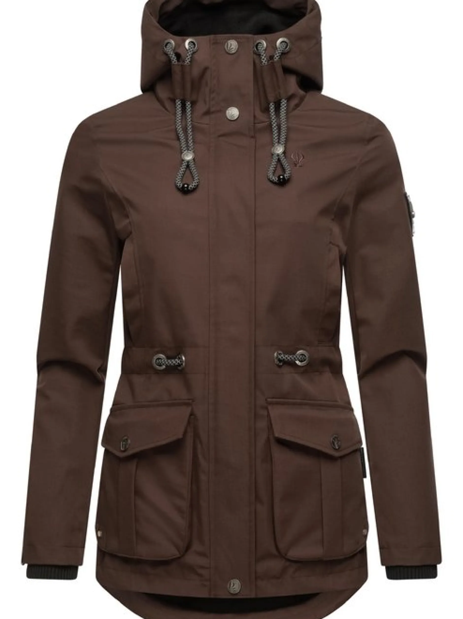 Marikoo Damen Übergangsjacke - Babetaa Prc in schoko