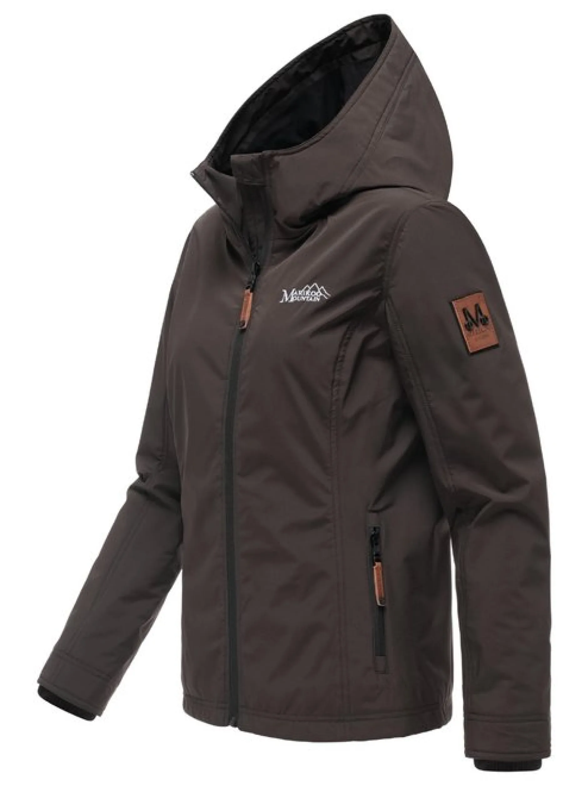 Marikoo Damen Übergangsjacke - Brombeere in schoko