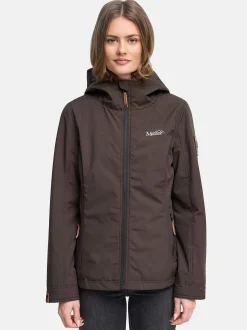 Marikoo Damen Übergangsjacke - Brombeere in schoko