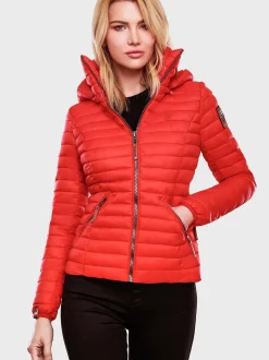 Marikoo Damen Übergangsjacke - Löwenbaby in rot
