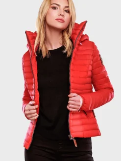 Marikoo Damen Übergangsjacke - Löwenbaby in rot