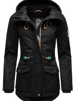Marikoo Damen Übergangsjacke - Babetaa in schwarz