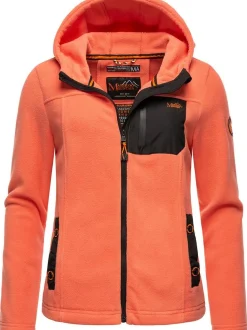 Marikoo Damen Fleecejacke - Mount Iwaki in koralle