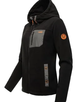 Marikoo Damen Fleecejacke - Mount Iwaki in schwarz