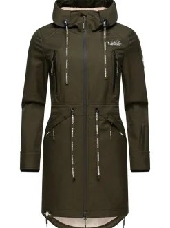 Marikoo Damen Funktionsmantel - Racquellee in oliv
