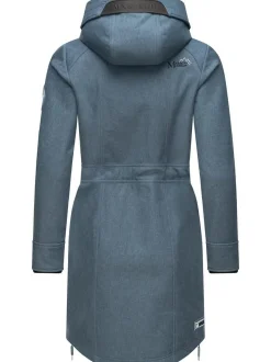 Marikoo Damen Funktionsmantel - Racquellee in blau