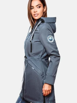 Marikoo Damen Funktionsmantel - Racquellee in blau