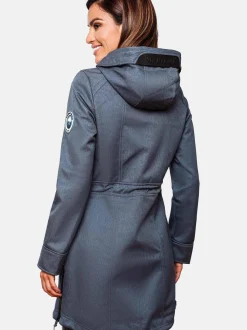 Marikoo Damen Funktionsmantel - Racquellee in blau