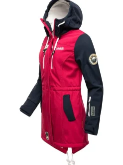 Marikoo Damen Funktionsmantel - Zimtzicke in fuchsia