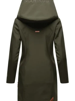 Marikoo Damen Softshellmantel - Mayleen in oliv