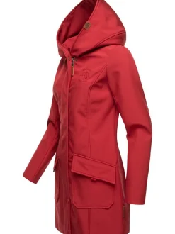 Marikoo Damen Softshellmantel - Mayleen in rot