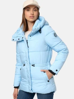 Marikoo Damen Steppjacke - Akumaa in hellblau
