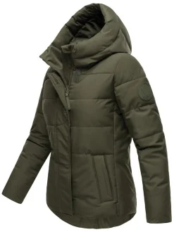 Marikoo Damen Steppjacke - Elira 16 in oliv
