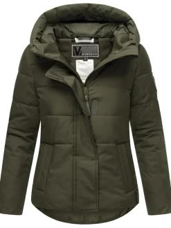Marikoo Damen Steppjacke - Elira 16 in oliv